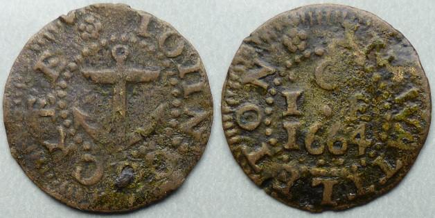 Watlington, John Cockee 1664 farthing